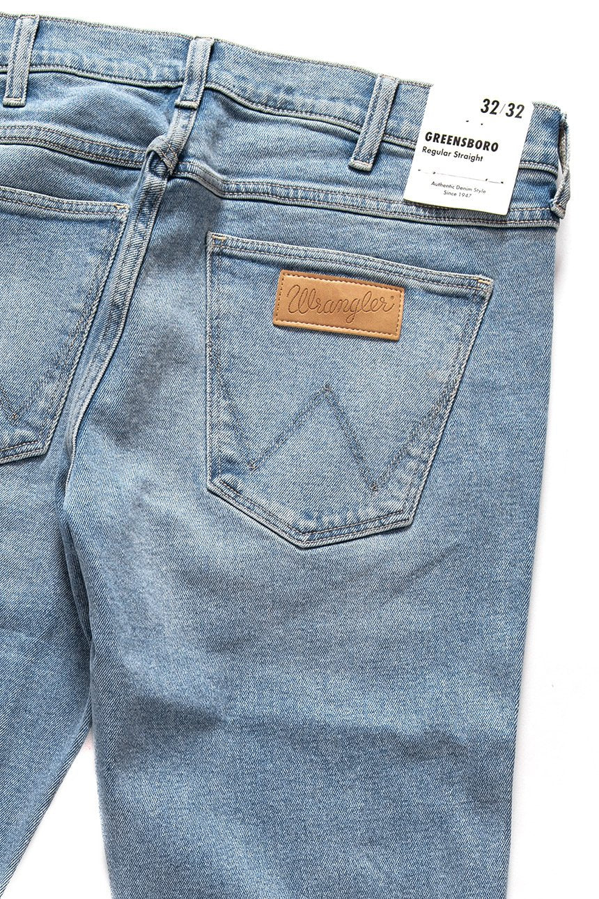 WRANGLER SPODNIE MĘSKIE GREENSBORO ROLLING BLUE W15QKP34G