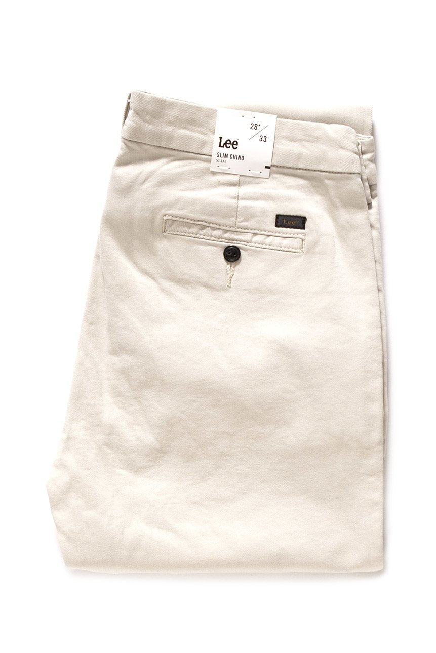 LEE SLIM CHINO SAND L310RN90