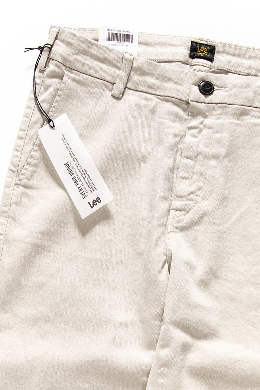 LEE SLIM CHINO SAND L310RN90