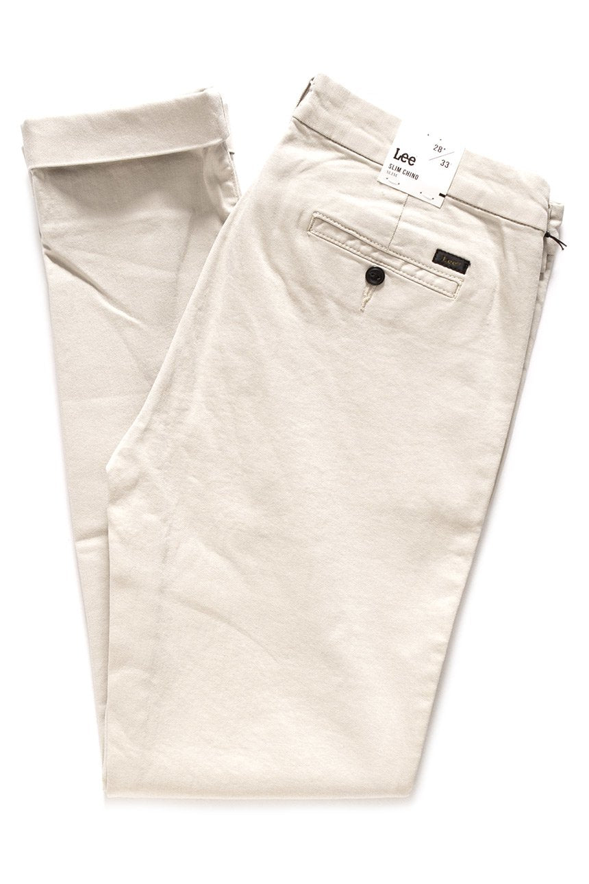 LEE SLIM CHINO SAND L310RN90