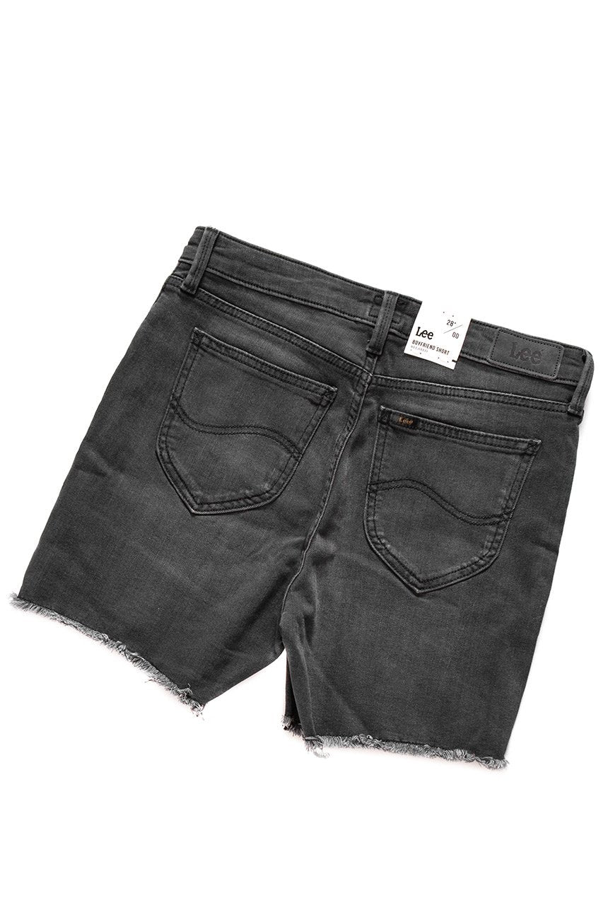 LEE BOYFRIEND SHORT BLACK WORN  L37NYGBR