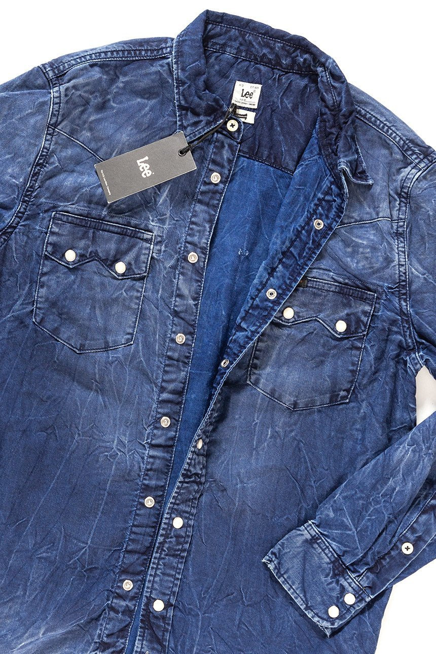 LEE RIDER SHIRT DRAFT BLUE L851WWVG