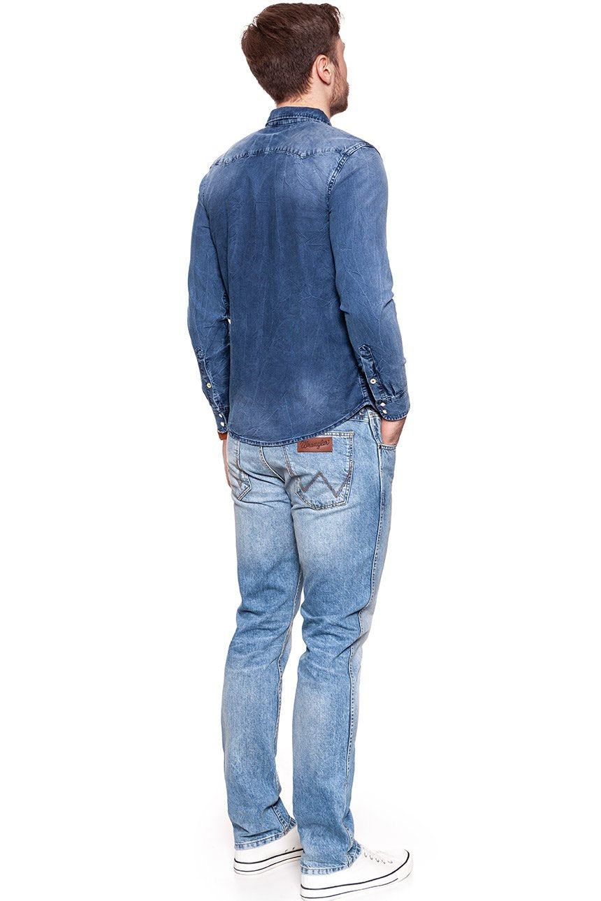 LEE RIDER SHIRT DRAFT BLUE L851WWVG