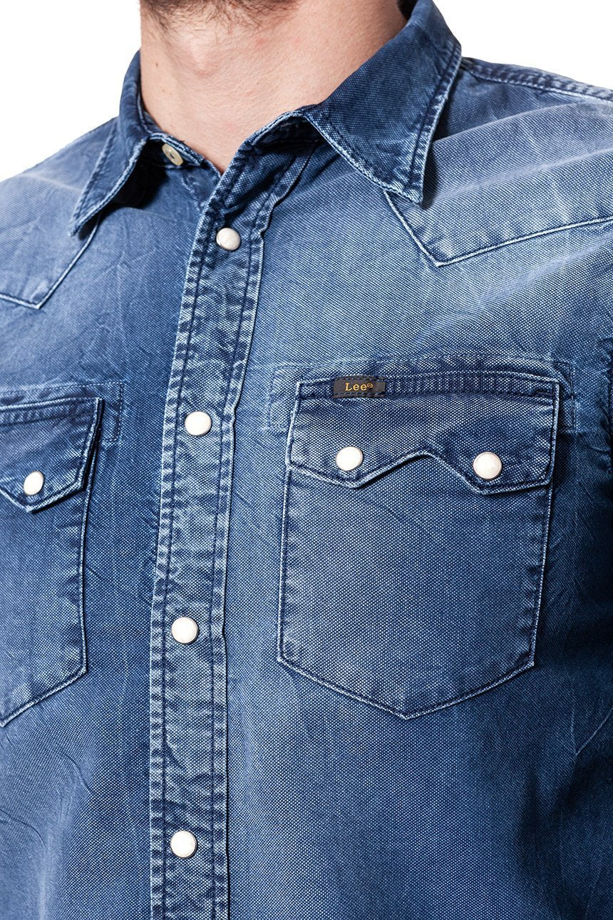 LEE RIDER SHIRT DRAFT BLUE L851WWVG