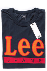 LEE T SHIRT LEE T SHIRT JEANS LOGO TEE MIDNIGHT NAVY L64JFEMA