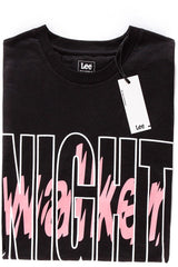 LEE T SHIRT NIGHT WALKER TEE BLACK L62TRE01