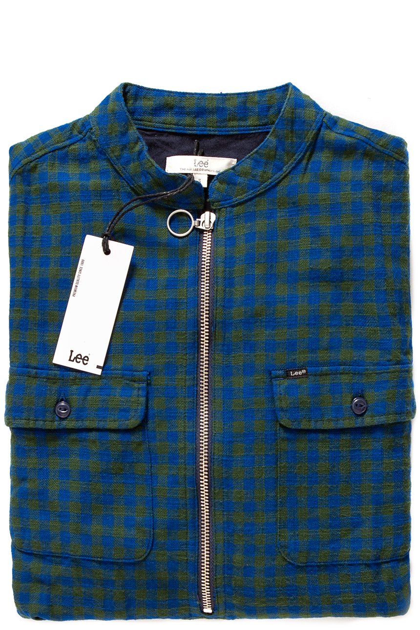LEE ZIP SHIRT BEYOND BLUE L46EQFKT