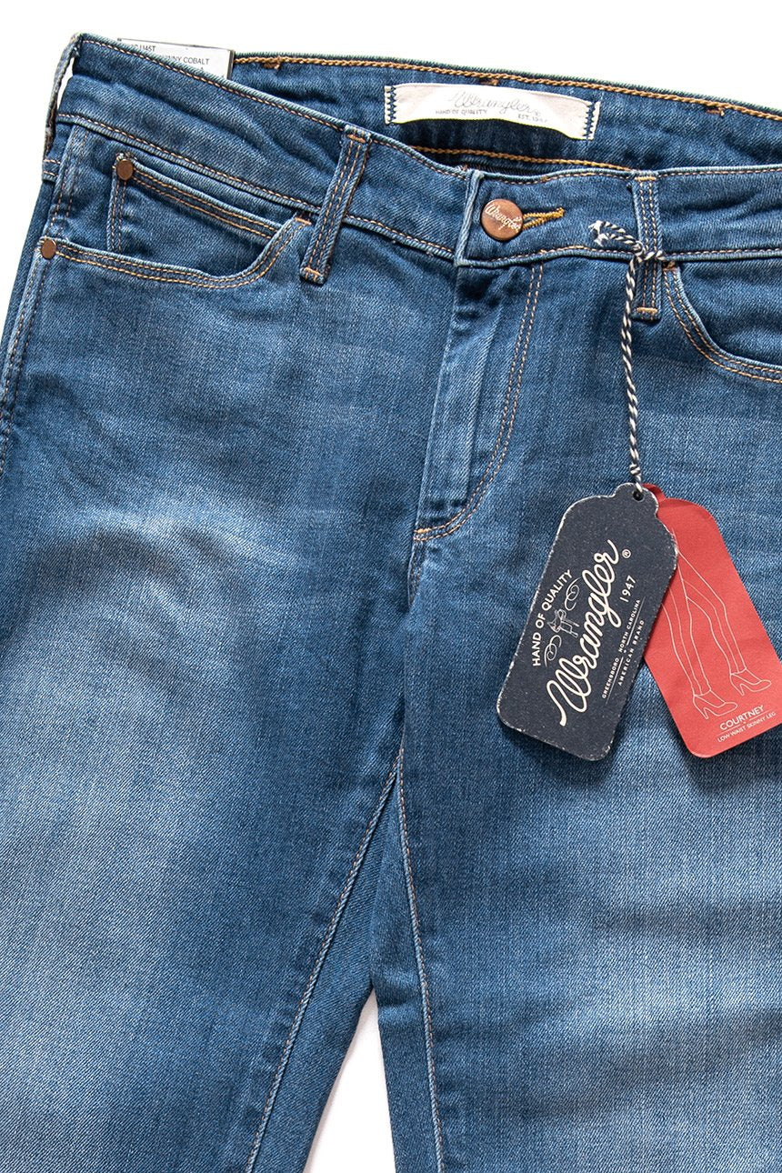 WRANGLER COURTNEY SKINNY COBALT W23SJJ45T