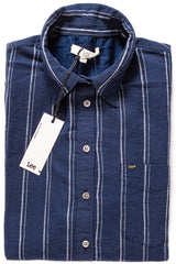 LEE 90'S ICONIC SHIRT NAVY DROP L45WLTEE