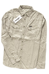 WRANGLER LS WESTERN SHIRT ABBEY STONE W5969TAGB