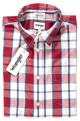 WRANGLER LS 1PKT SHIRT BLUE DEPTHS W57604MJY