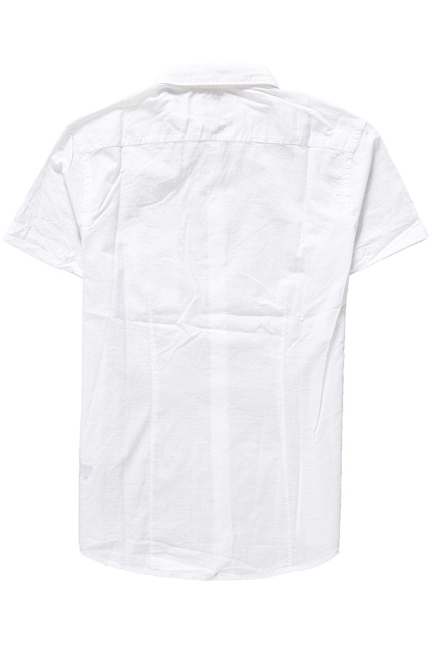 WRANGLER 1PKT BUTTON-DOWN SHIRT WHITE W5968MX12