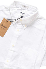 WRANGLER 1PKT BUTTON-DOWN SHIRT WHITE W5968MX12