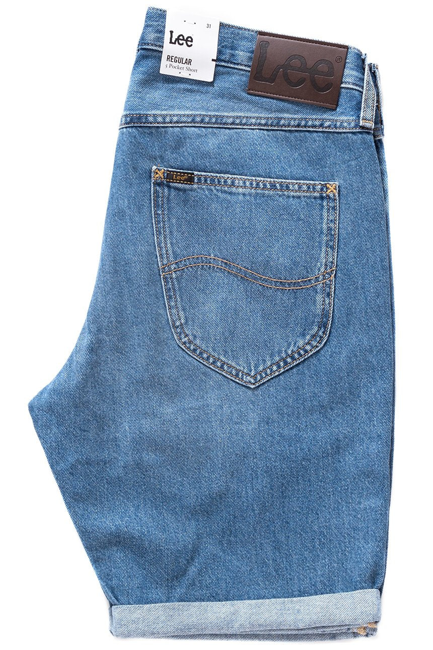SPODENKI LEE 5 POCKET SHORT LIGHT NEWPO L73EJLKB