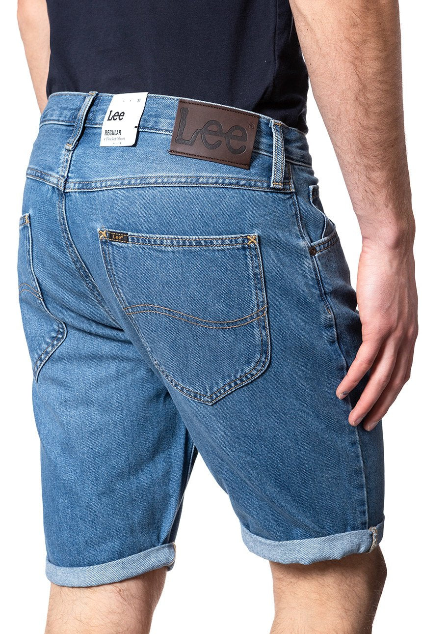 SPODENKI LEE 5 POCKET SHORT LIGHT NEWPO L73EJLKB