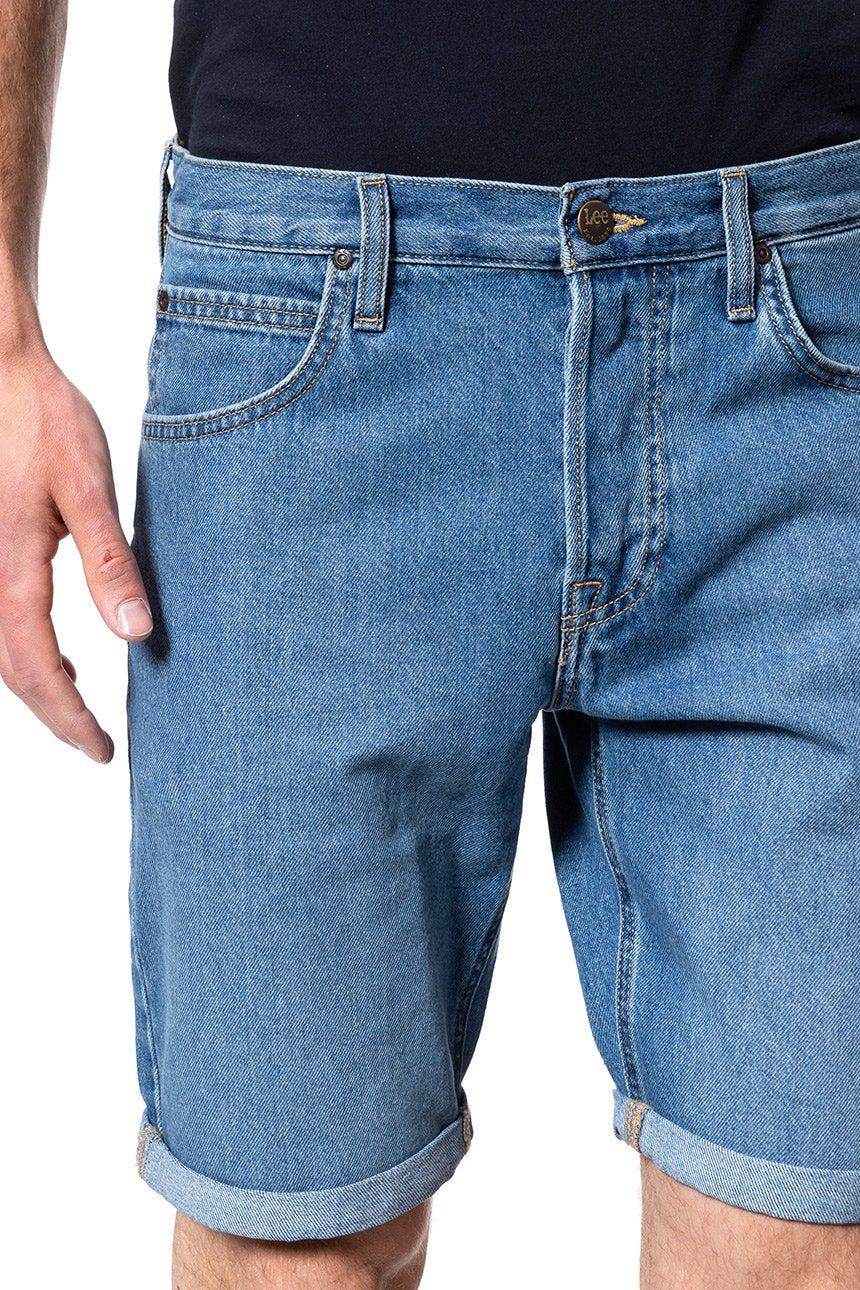 SPODENKI LEE 5 POCKET SHORT LIGHT NEWPO L73EJLKB