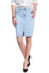 SPÓDNICA JEANSOWA LEE PENCIL SKIRT LIGHT COROVAL L38GMFOC