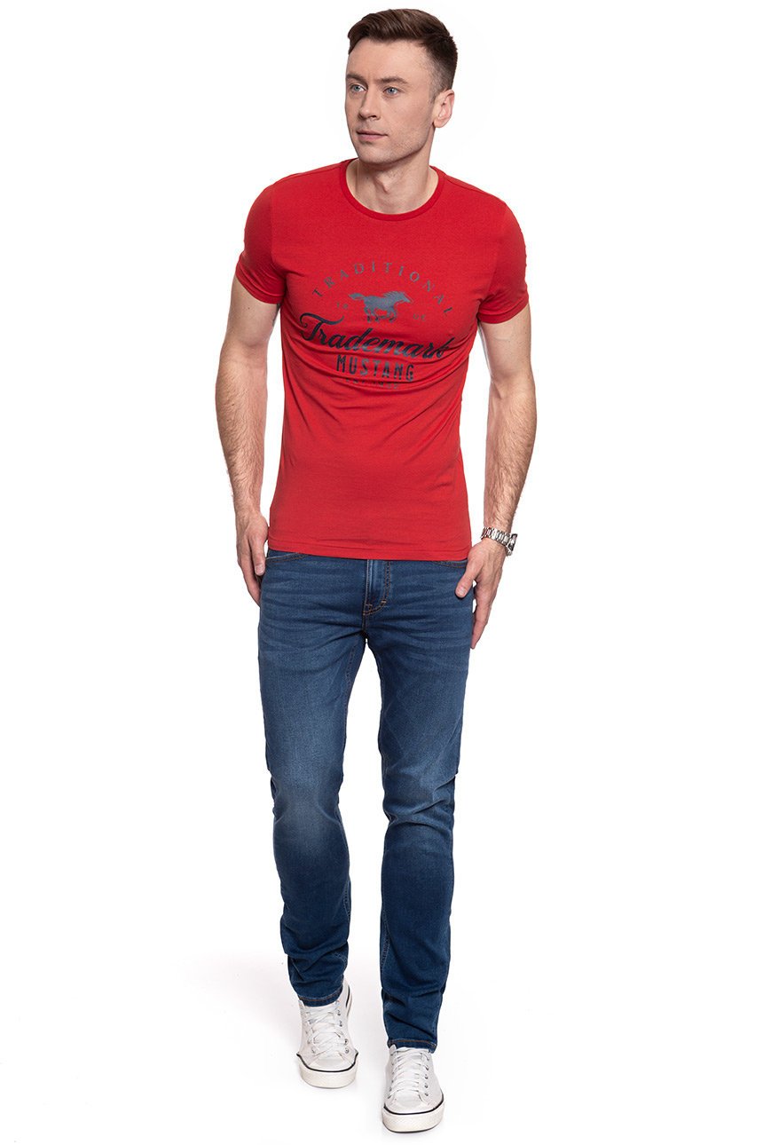 MUSTANG T SHIRT Aaron C Print Molten Lava 1008963 7179