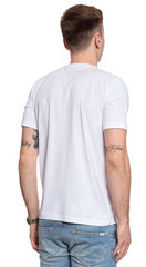 T-SHIRT MĘSKI MUSTANG ALEX C PRINT GENERAL WHITE 1009020 2045