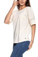 MUSTANG T SHIRT DAMSKI Audrey C Linen 1009486 3248