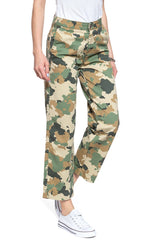 SPODNIE DAMSKIE LEE WIDE LEG CAMOUFLAGE L31GCW03