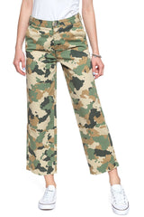 SPODNIE DAMSKIE LEE WIDE LEG CAMOUFLAGE L31GCW03