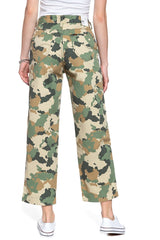 SPODNIE DAMSKIE LEE WIDE LEG CAMOUFLAGE L31GCW03