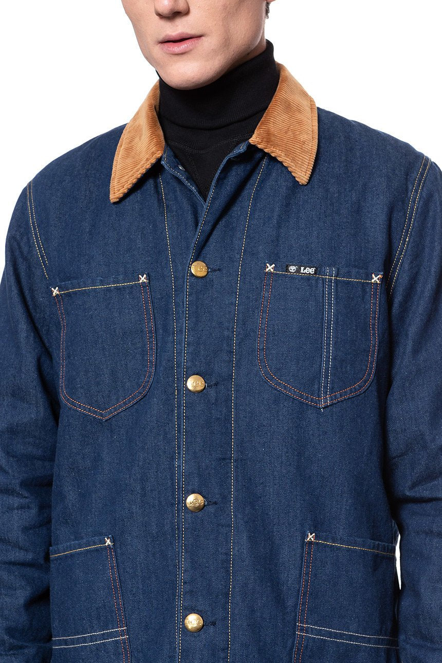 KURTKA JEANSOWA LEE x TIMBERLAND BOX JACKET RINSE L87JGT36