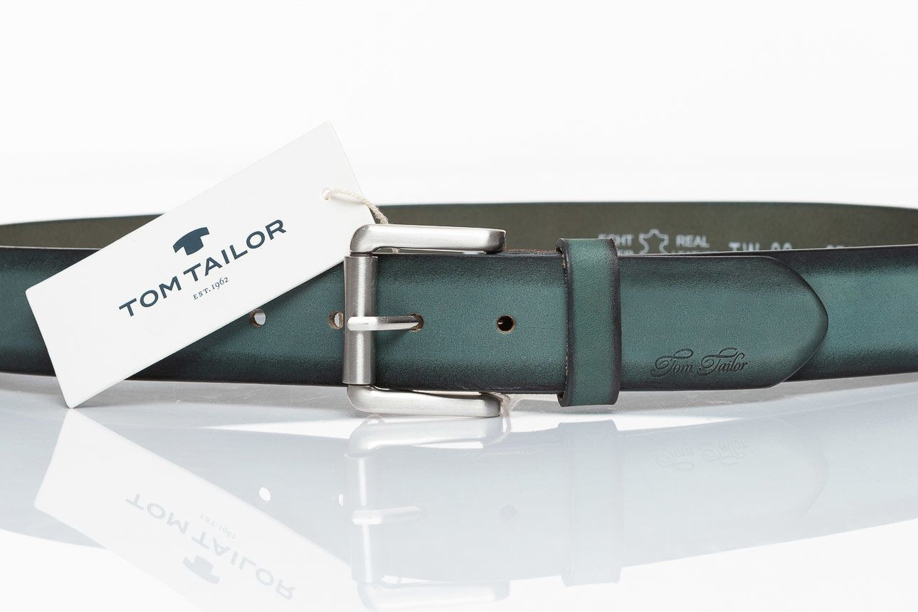 TOM TAILOR PASEK SKÓRZANY  SOPO-TT376 467 40mm Ledergürtel RO2689