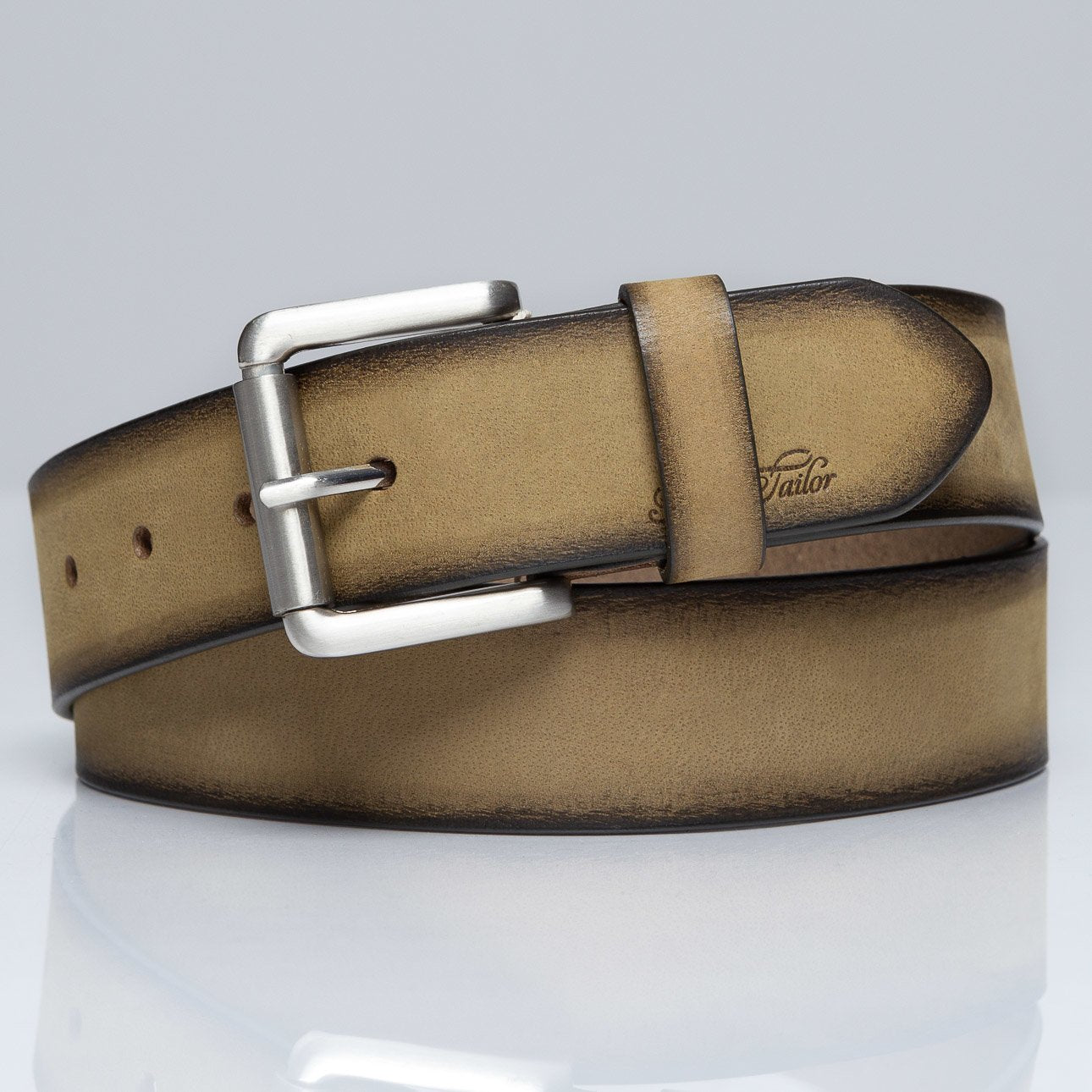 TOM TAILOR PASEK SKÓRZANY  SOPO-TT376 561 40mm Ledergürtel RO2689