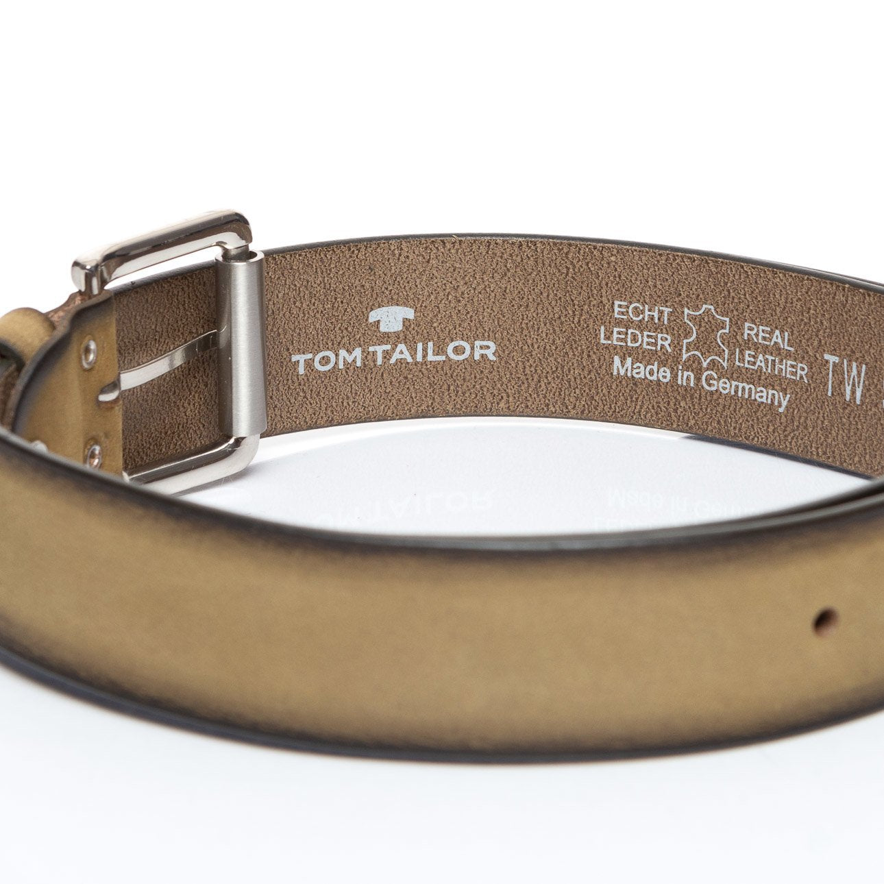 TOM TAILOR PASEK SKÓRZANY  SOPO-TT376 561 40mm Ledergürtel RO2689