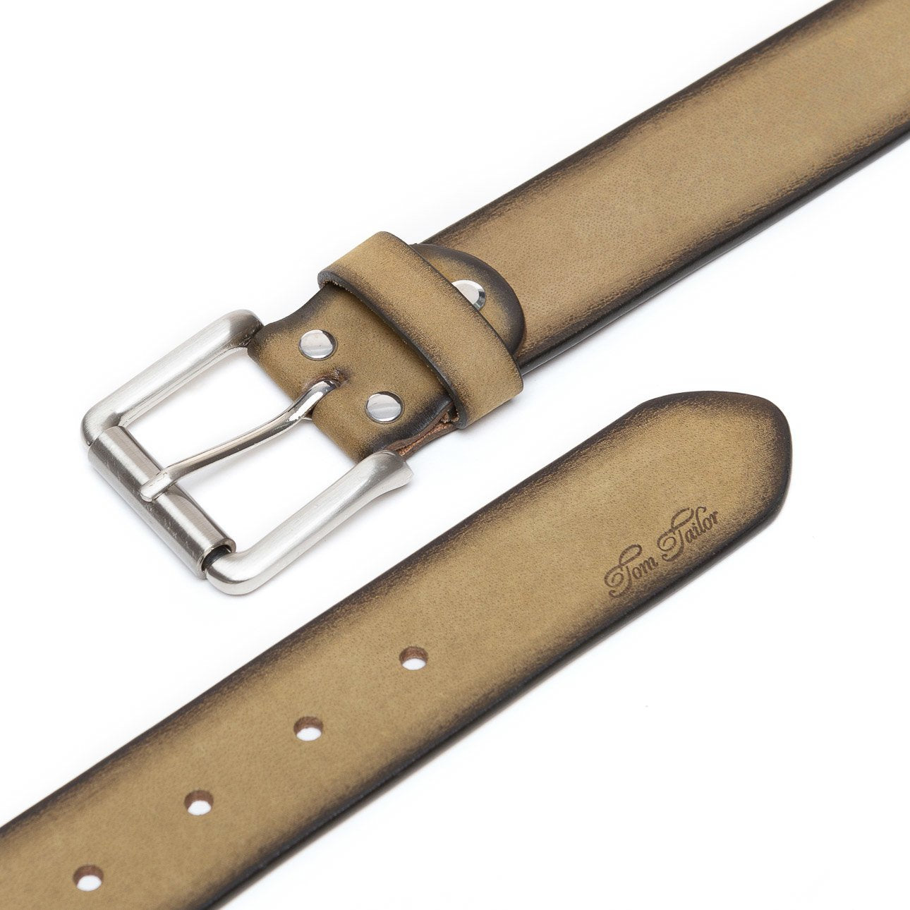 TOM TAILOR PASEK SKÓRZANY  SOPO-TT376 561 40mm Ledergürtel RO2689
