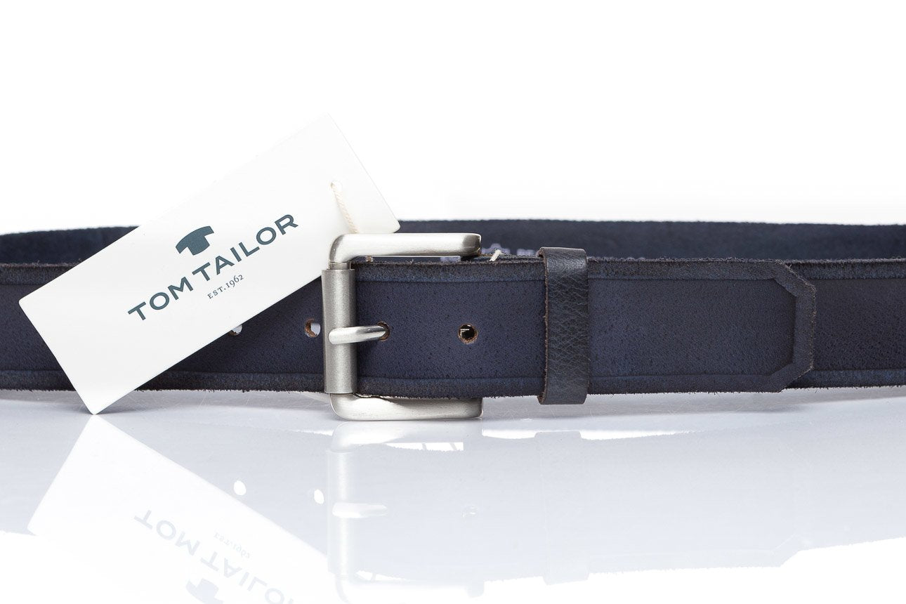 TOM TAILOR PASEK SKÓRZANY  SOPO-TT412 480 40 mm Ledergürtel
