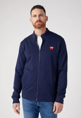 Meska Bluza Wrangler Funnel Neck Zip Real Navy 112341207