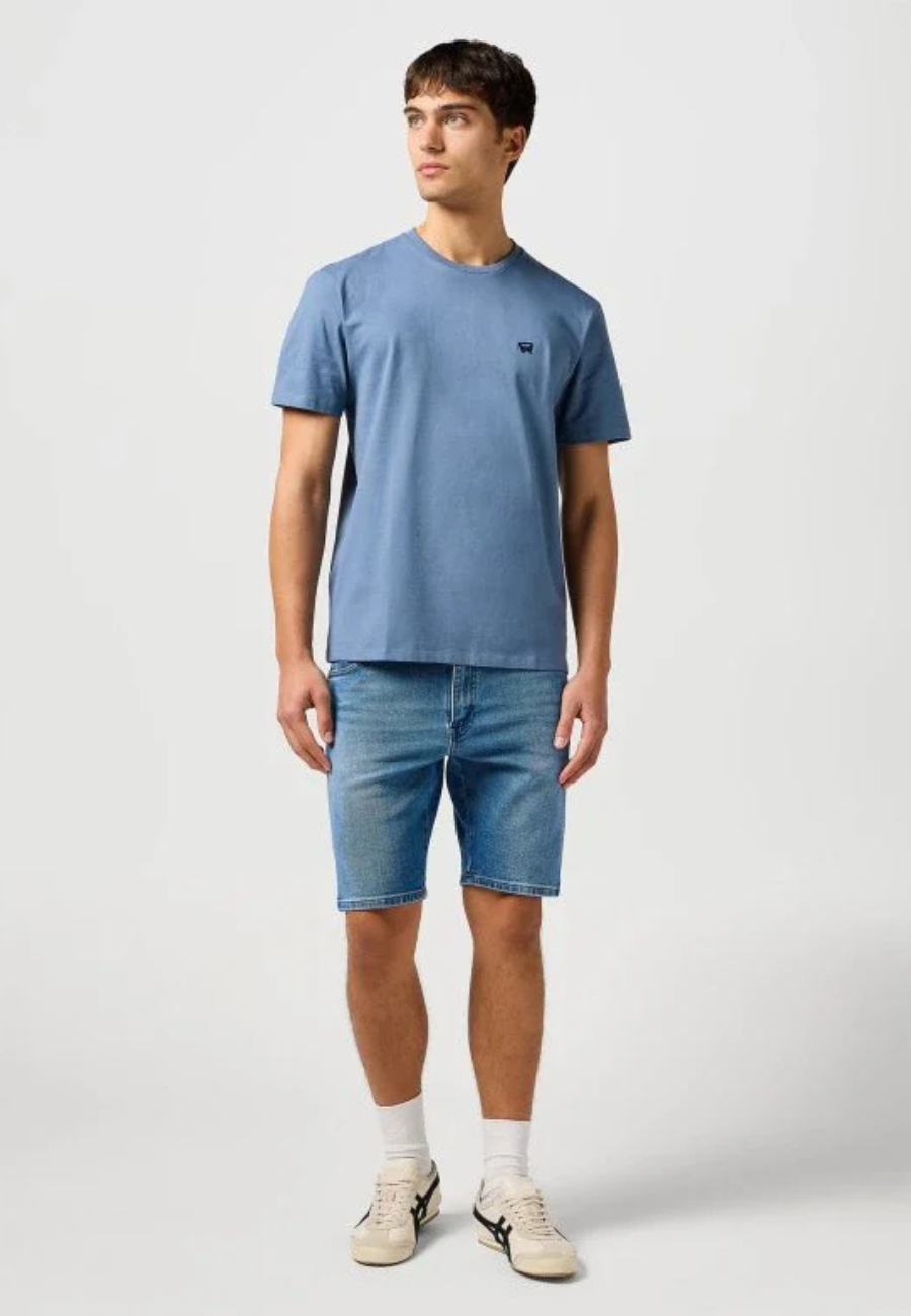 Szorty Męskie Wrangler Texas Shorts Sentinel Steel 112362507