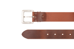 Męski Pasek Skórzany Klasyczny Skóra Tom Tailor Tg1068l89/690 40mm Gürtel Q.6789 0690 Darkbrown