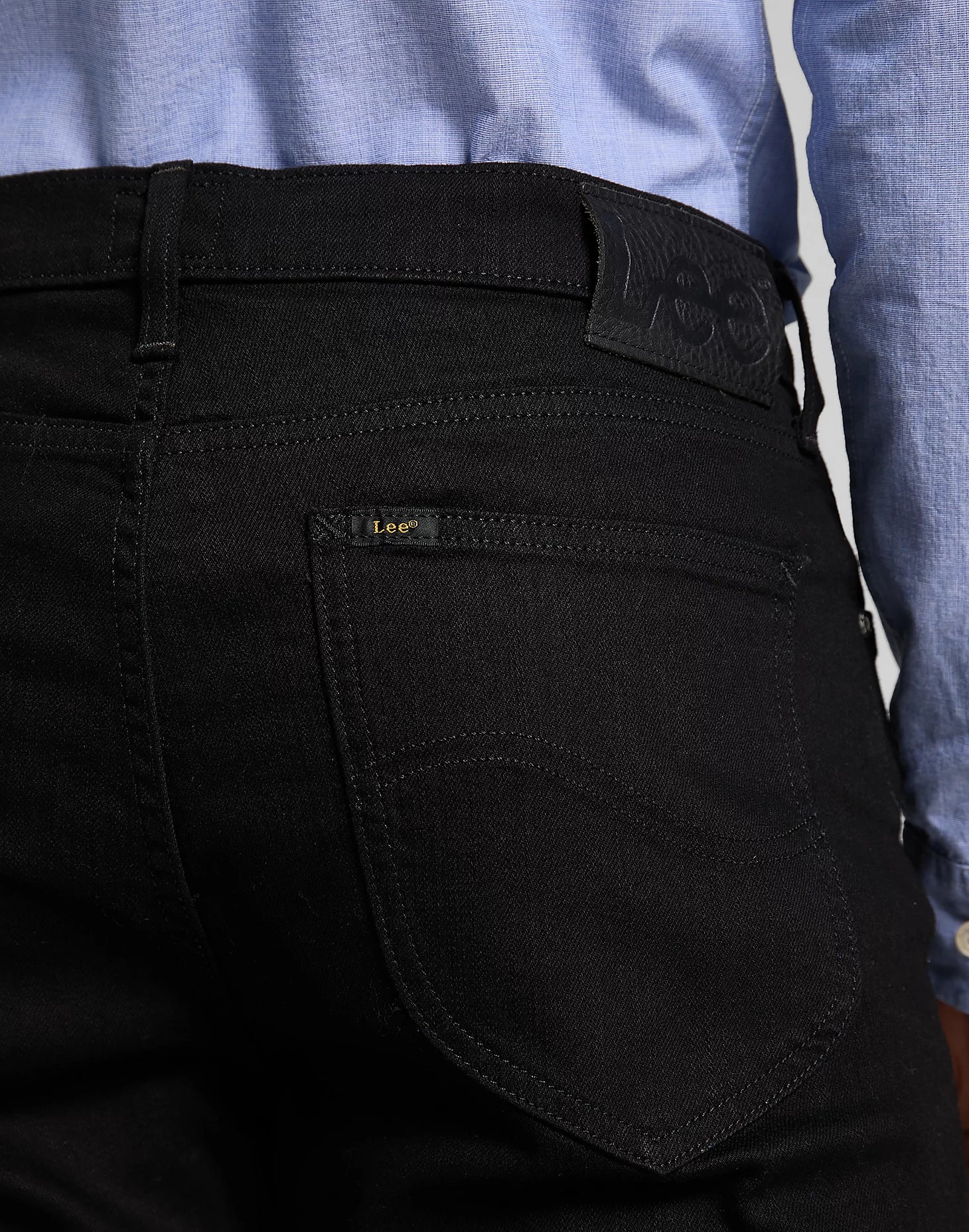 LEE WEST MĘSKIE SPODNIE JEANSOWE CLEAN BLACK L70WHFAE