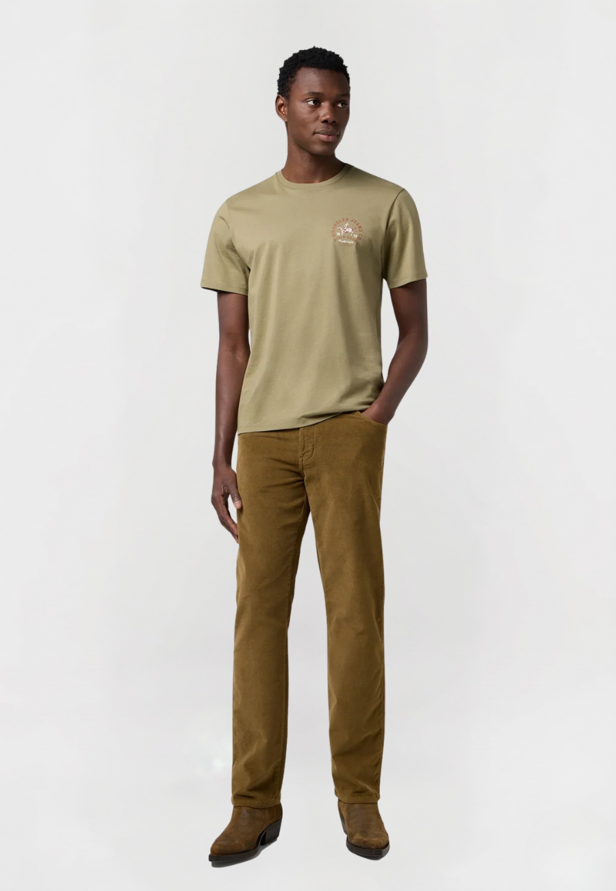 Męska Koszulka Wrangler Small Graphic Tee Aloe 112371473