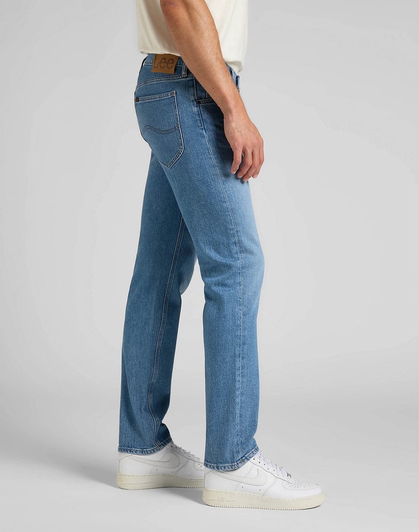 LEE DAREN ZIP FLY MĘSKIE SPODNIE JEANSOWE WORKER LIGHT L707MWFO