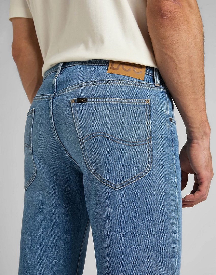 LEE DAREN ZIP FLY MĘSKIE SPODNIE JEANSOWE WORKER LIGHT L707MWFO