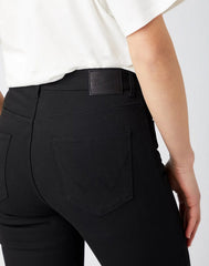 WRANGLER HIGH RISE SKINNY DAMSKIE SPODNIE JEANSOWE FUTURE BLACK W27H4230N
