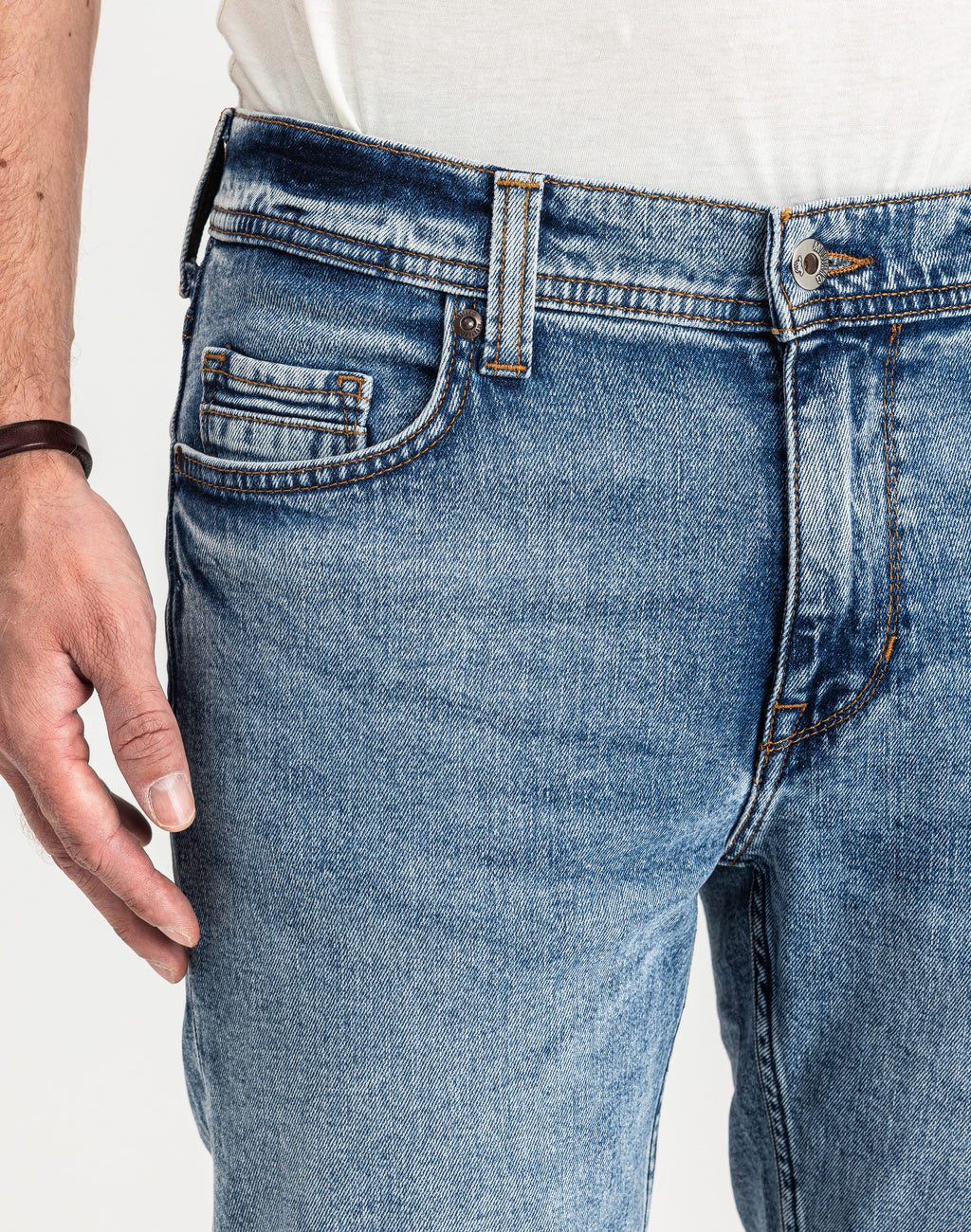 Spodnie Męskie Jeansowe Mustang Vegas Slim Denim Blue 1015043 5000 202