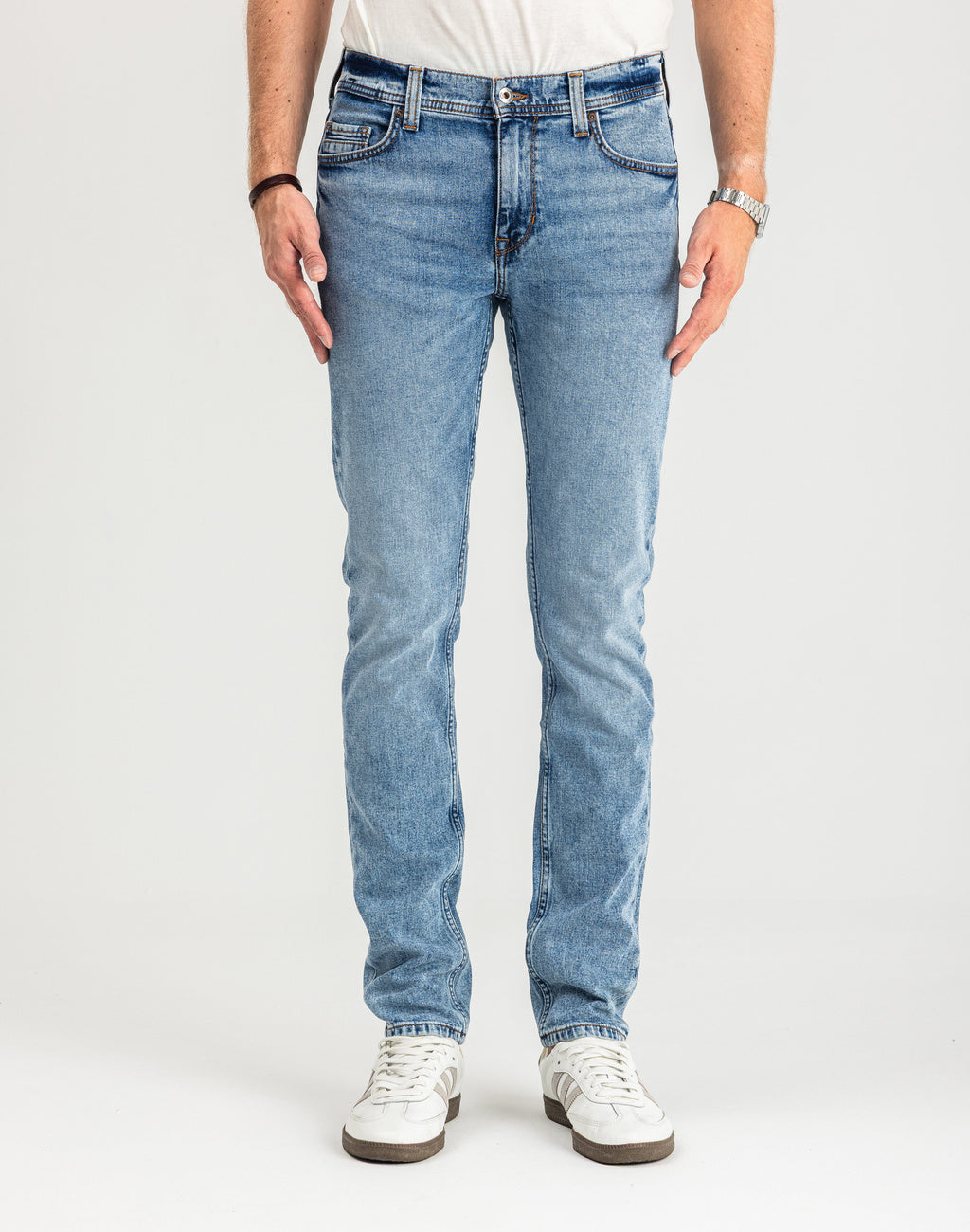 Spodnie Męskie Jeansowe Mustang Vegas Slim Denim Blue 1015043 5000 202