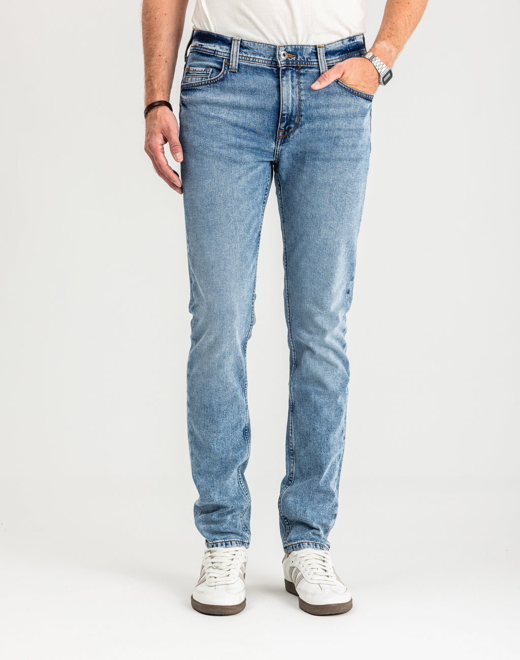 Spodnie Męskie Jeansowe Mustang Vegas Slim Denim Blue 1015043 5000 202