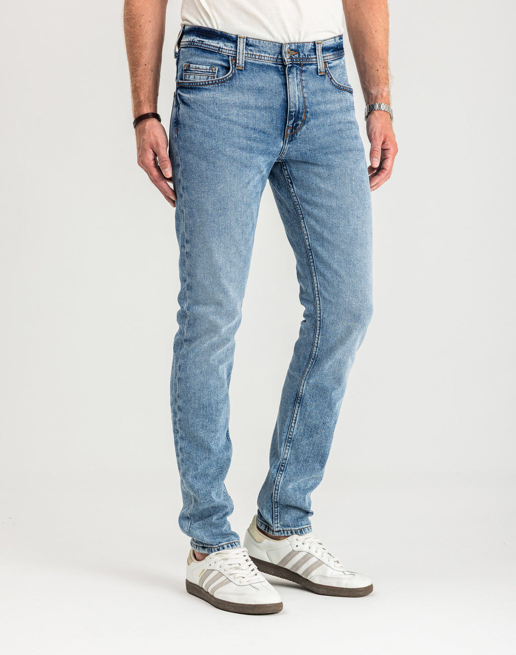 Spodnie Męskie Jeansowe Mustang Vegas Slim Denim Blue 1015043 5000 202