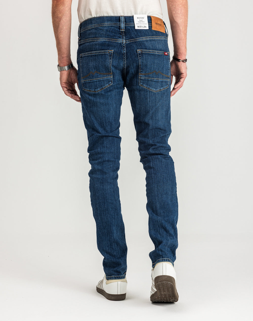 Spodnie Męskie Jeansowe Mustang Vegas Slim Denim Blue 1015045 5000 883
