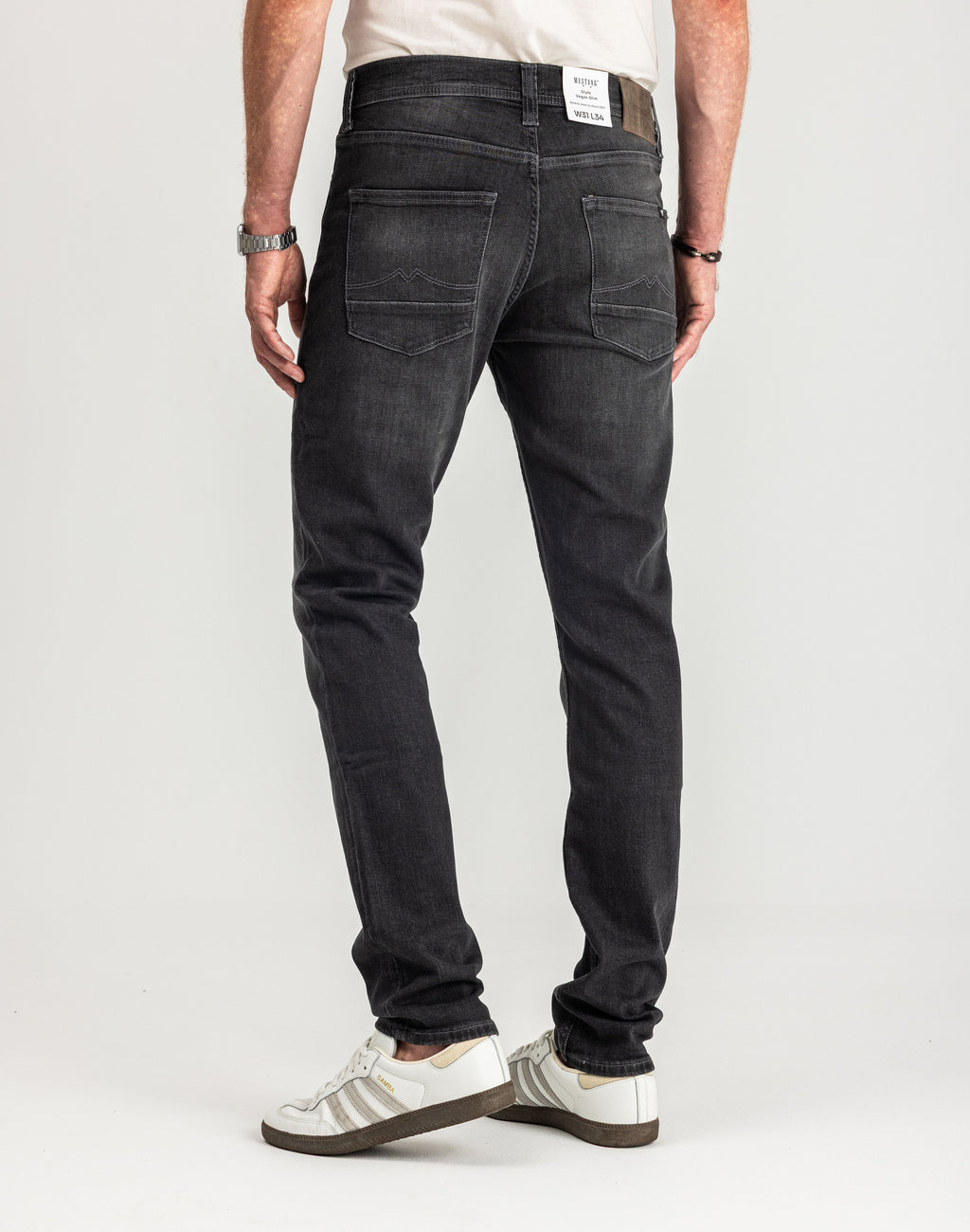 Spodnie Męskie Jeansowe Mustang Vegas Slim Denim Black 1015044 4000 883