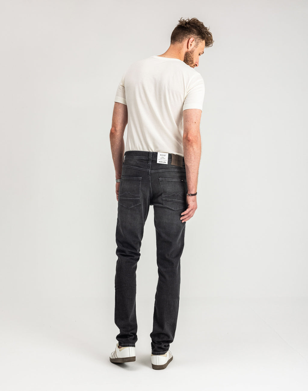Spodnie Męskie Jeansowe Mustang Vegas Slim Denim Black 1015044 4000 883
