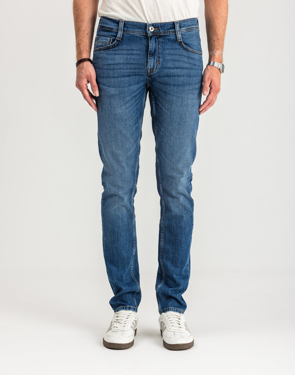 Spodnie Męskie Jeansowe Mustang Oregon Slim Denim Blue 1015041 5000 702