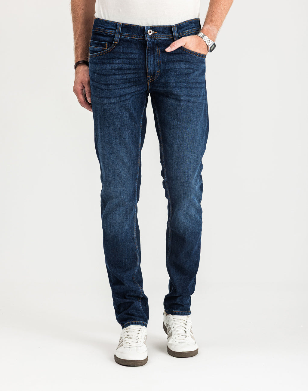 Spodnie Męskie Jeansowe Mustang Oregon Slim Denim Blue 1015041 5000 982